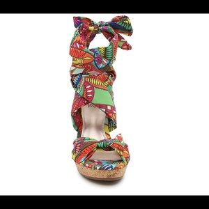 Tie-up Wedge Sandal. Brand new!